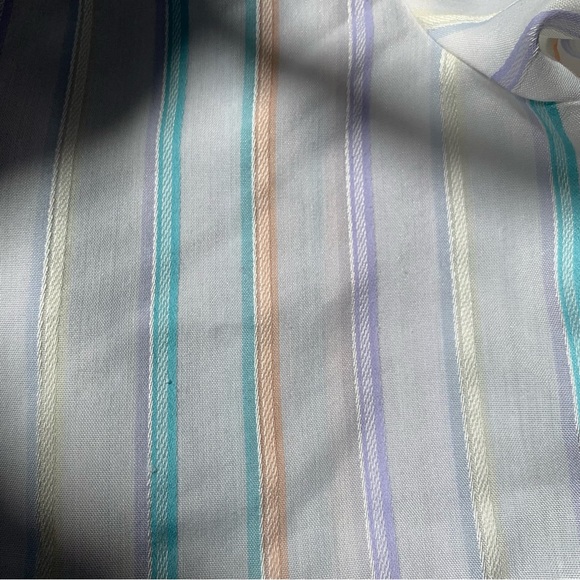 v i n t a g e :: Whimsical Striped Puff Sleeve Buttoned Shirt - Picture 7 of 10